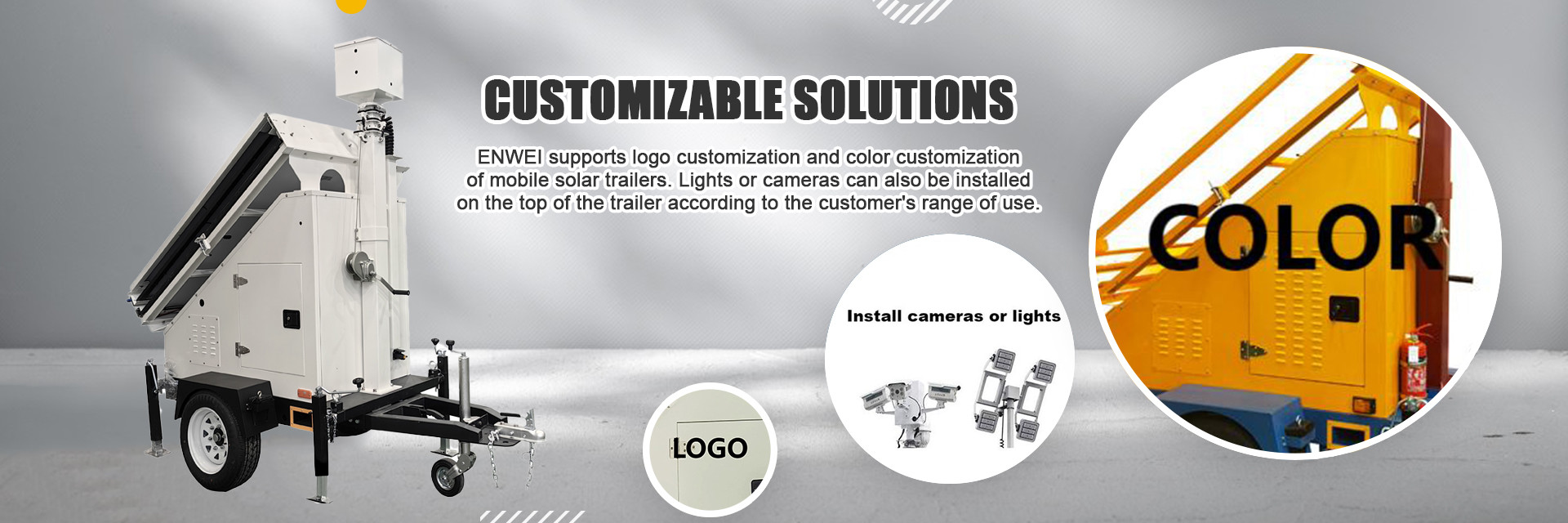 کیفیت تریلر انرژی خورشیدی کارخانه