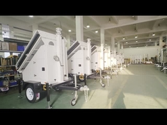 تریلر نظارت خورشیدی قابل تنظیم برای امنیت