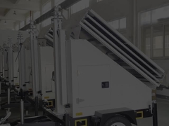 تریلر نظارت خورشیدی همراه با پنل های خورشیدی 3*400 وات