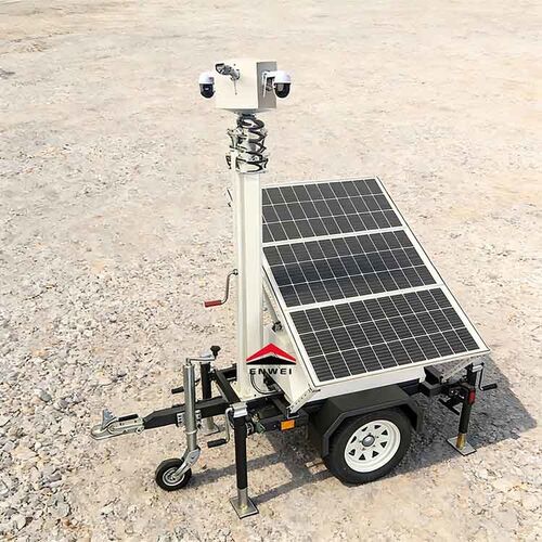 Latest company news about پنل های خورشیدی کوچک دوربین های امنیتی دوربین های مدار بسته تریلرهای ساختمانی