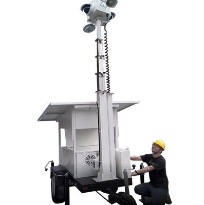 انعطاف پذیری فوق العاده دوربین امنیتی تلفن همراه برج نصب شده Cctv با وضوح بالا برای نظارت بر معدن
