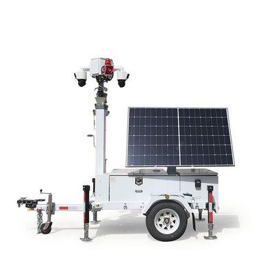 quality تریلر دوربین مداربسته خورشیدی با پنل‌های خورشیدی تاشو برای نظارت بر سایت‌های ساختمانی factory