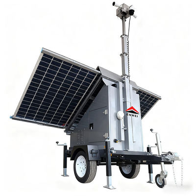 Easy Installation Solar Power Panels Security Cctv Trailers For Large Event Monitoring