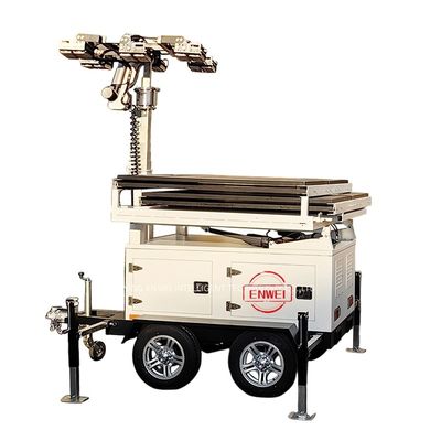 برج نور خورشیدی قابل تنظیم 360 درجه برای نجات اضطراری و سایت ها