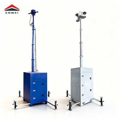 برج نظارتی سیار مکعب - راه‌حل روشنایی امنیتی همه‌کاره و سریع‌الاستقرار